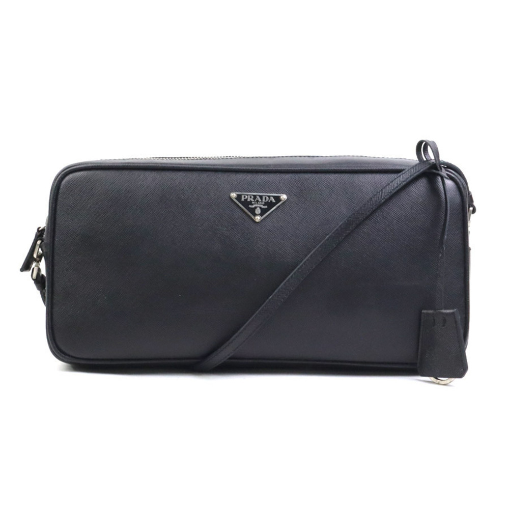 Prada Bag Leather Shoulder Black - Picture 2 of 4